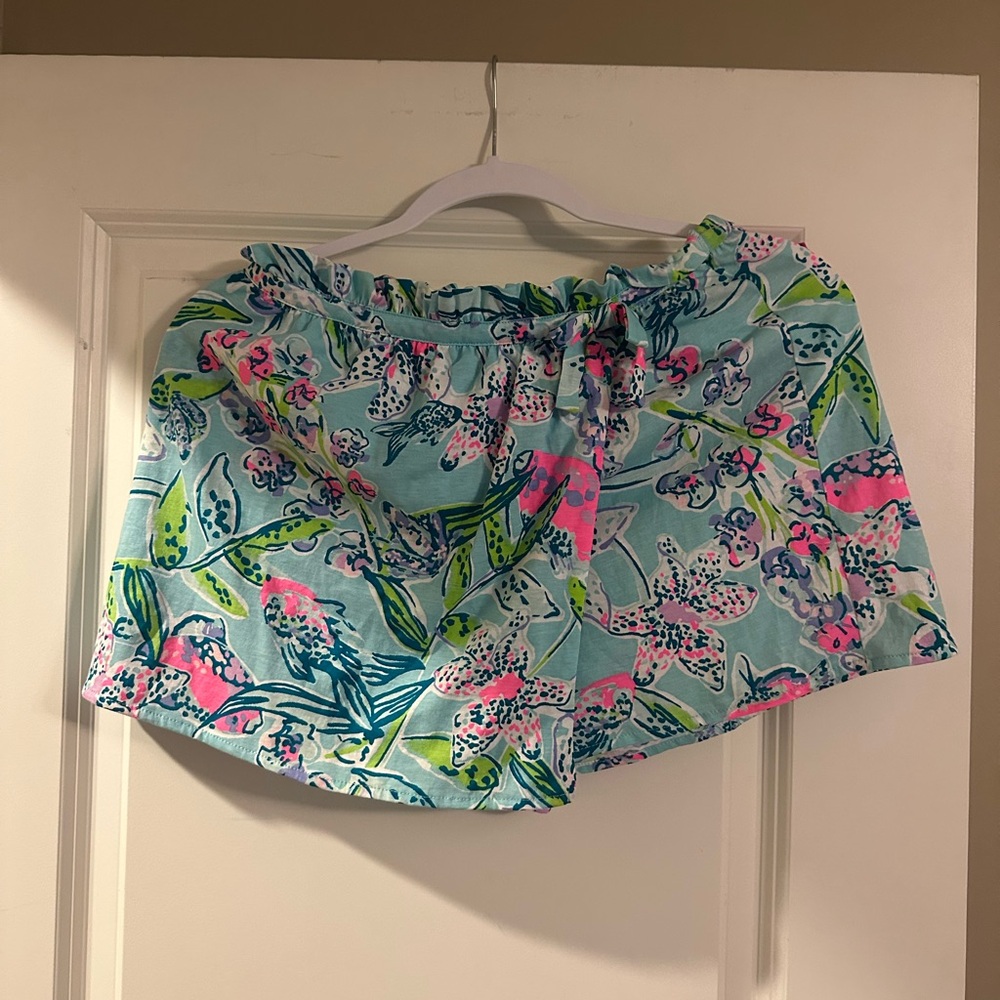 Lilly Pulitzer Skort in Blue and Green